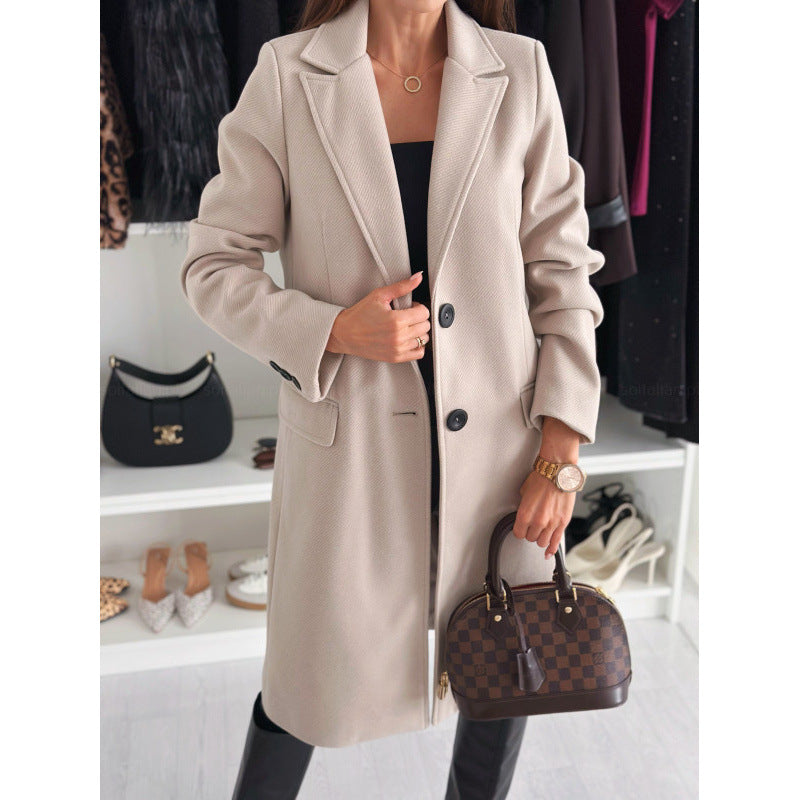 Manteau en laine automne-hiver